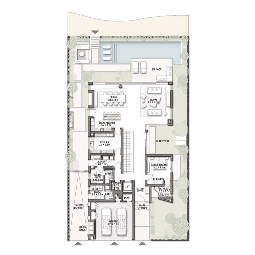 6 bedrooms in The Beach Villas