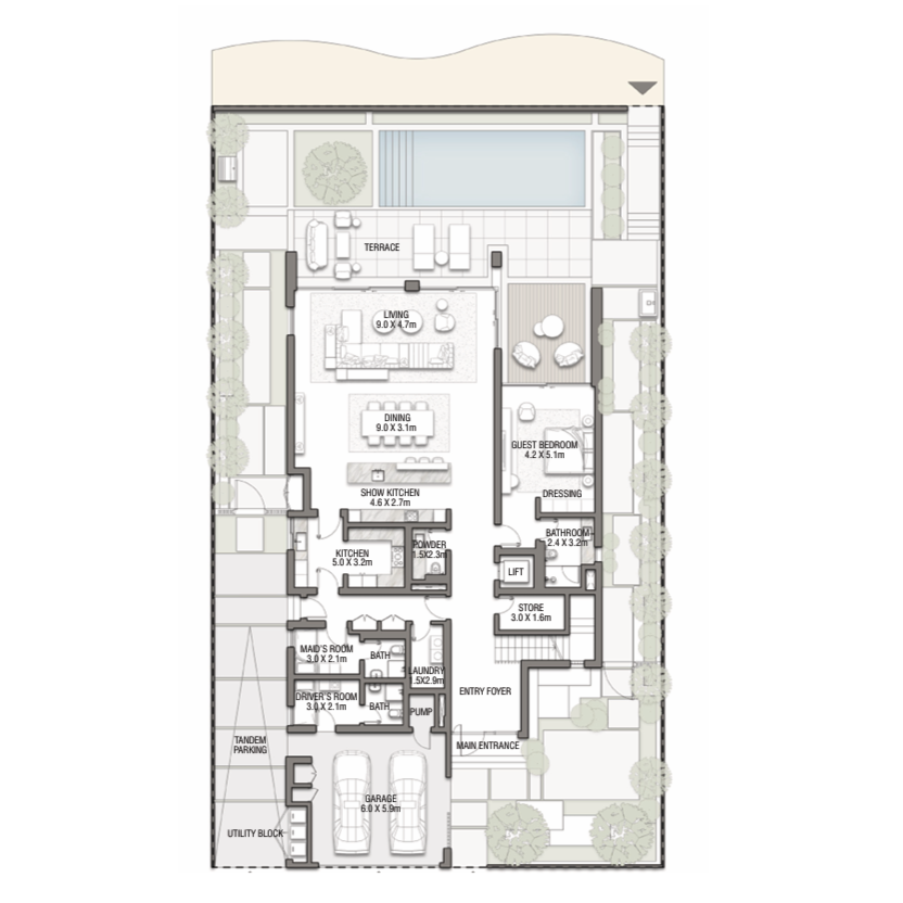 5 bedrooms in The Beach Villas