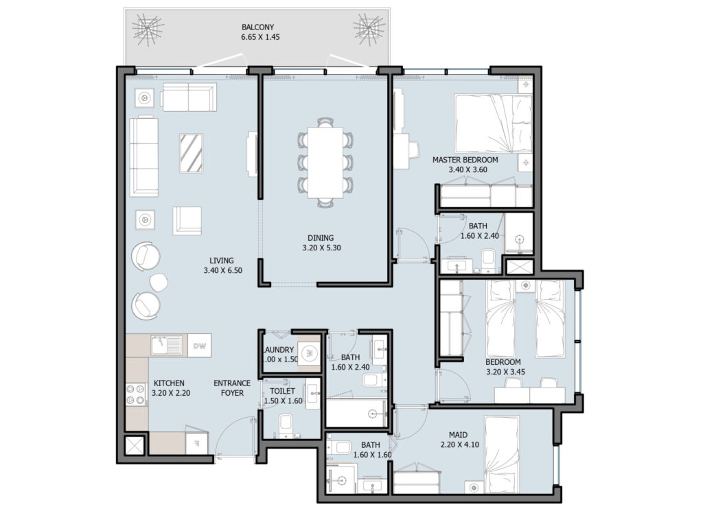 2 bedrooms in Selina Bay