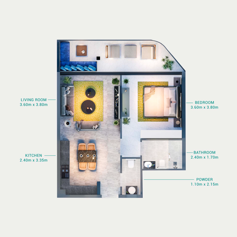 1 bedroom in Milos