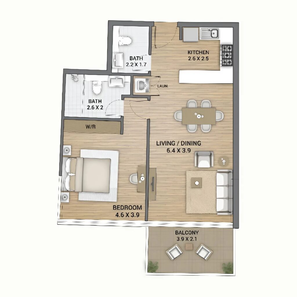 1 bedroom in Ocean Tower