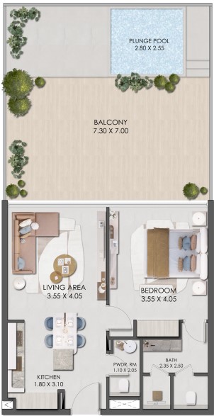 1 bedroom in Legado by Prescott