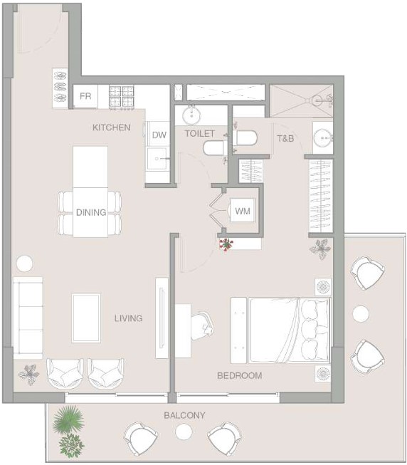 1 bedroom in Essenl1fe