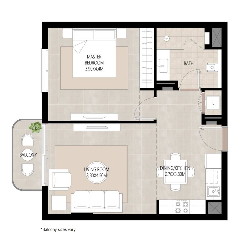 1 bedroom in Berkshire Park
