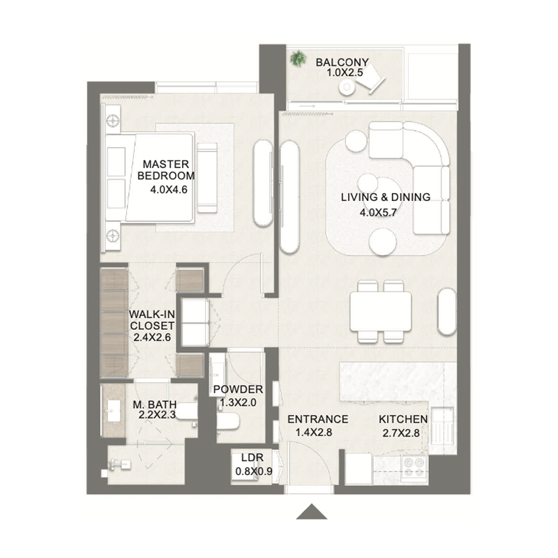 1 bedroom in Solea