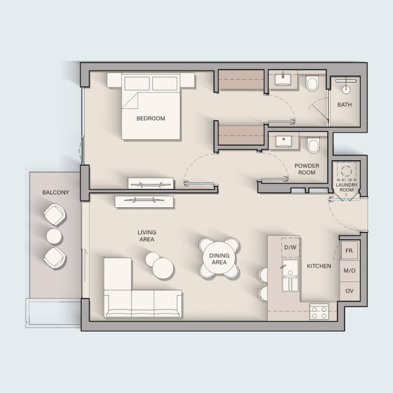1 bedroom in Belgravia Gardens