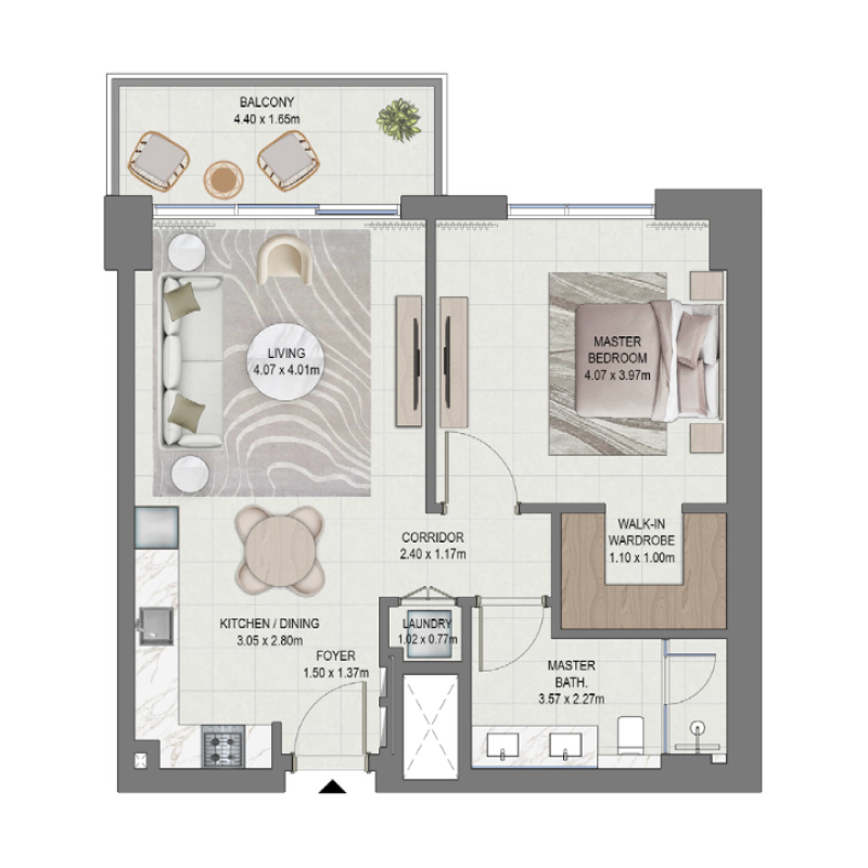 1 bedroom in Golf Edge
