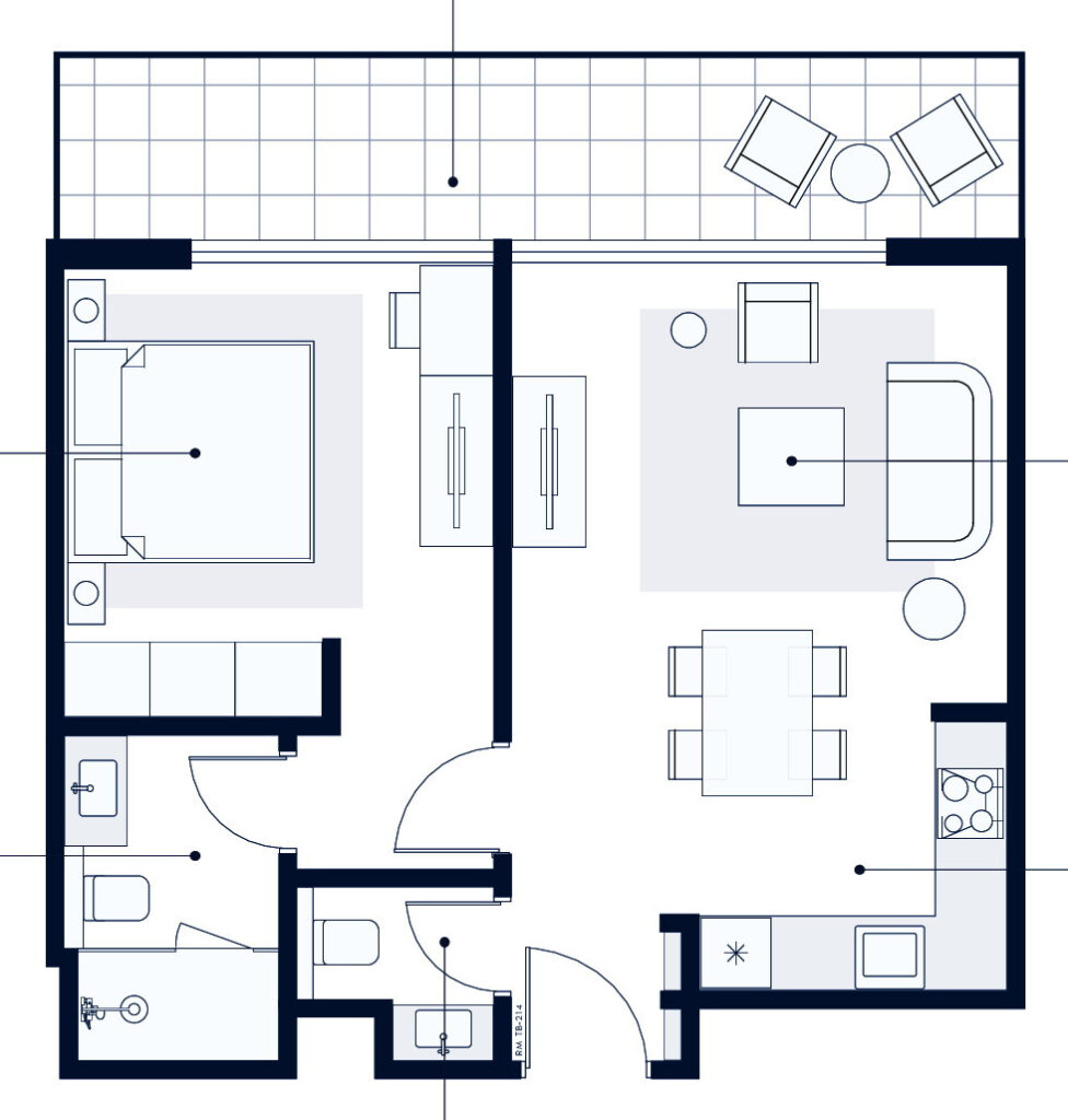 1 bedroom in Venice 3
