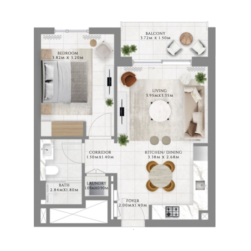 1 bedroom in Park Lane
