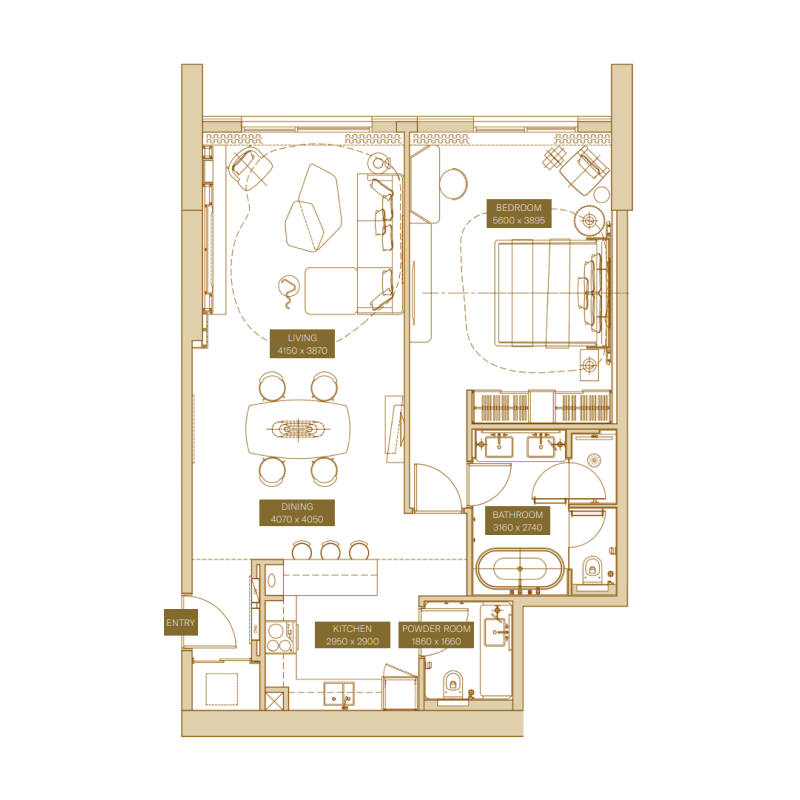 1 bedroom in Sofitel Residences