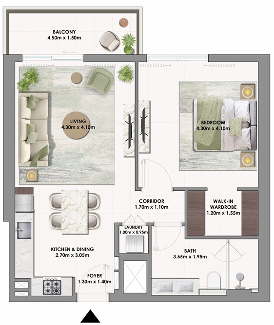 1 bedroom in Golf Dale