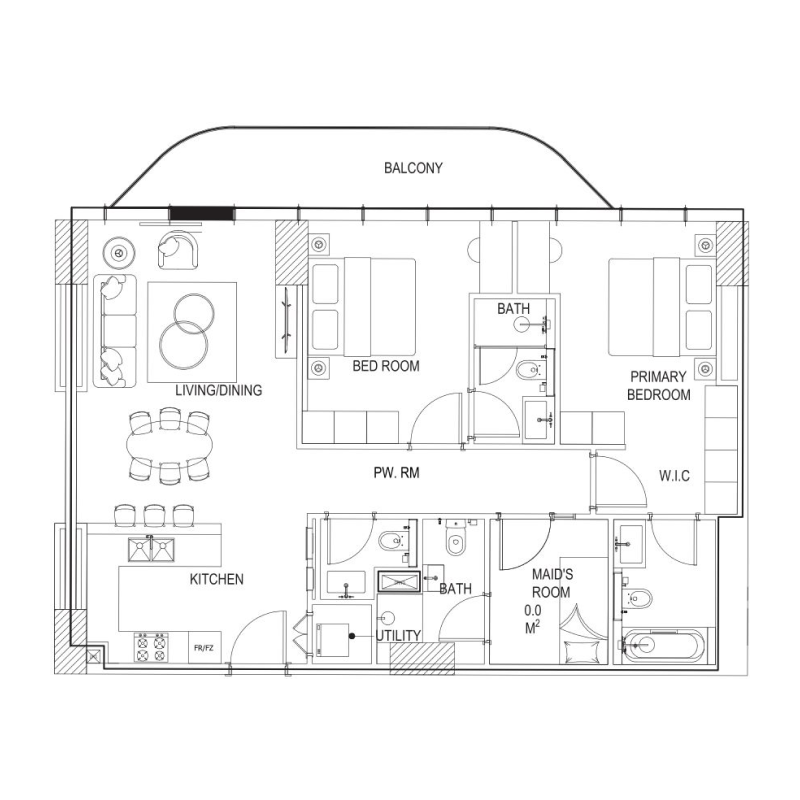 2 bedrooms in The Boulevard
