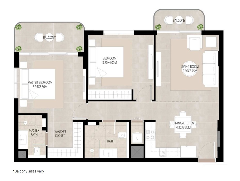 2 bedrooms in Berkshire Park