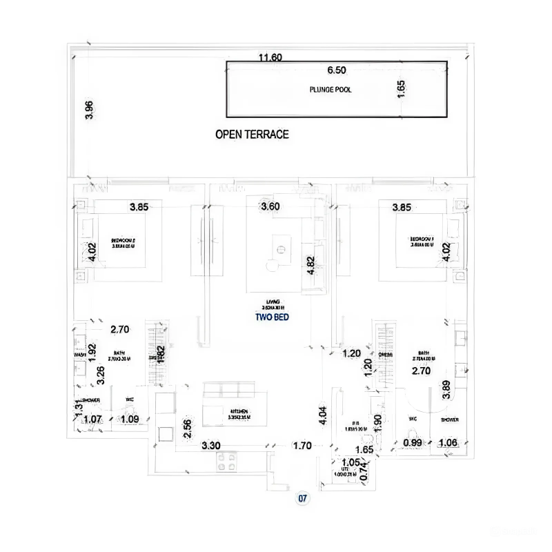 2 bedrooms в Vue by Crystal Bay