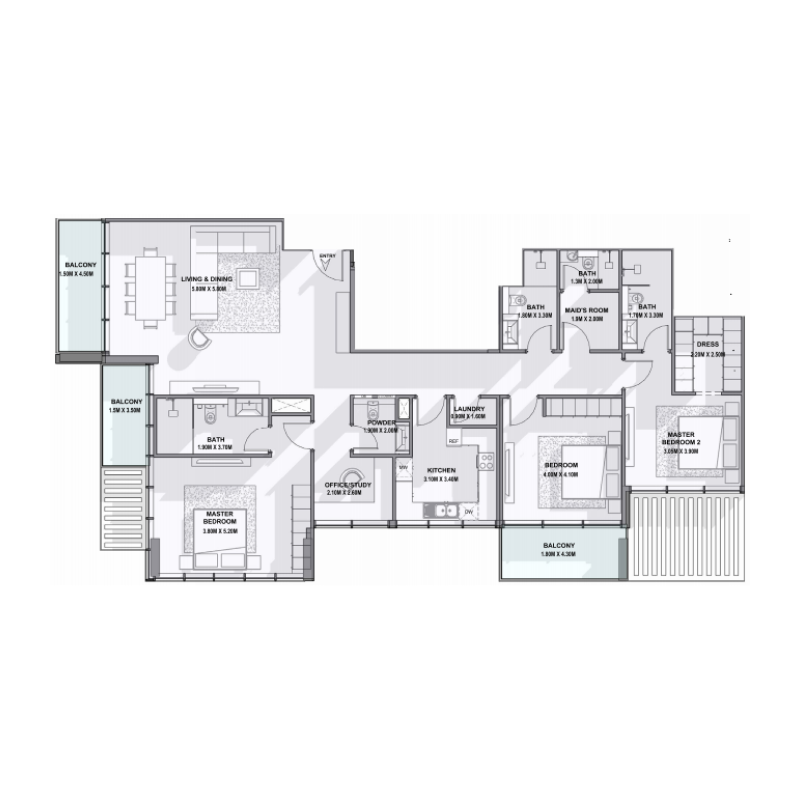 2 bedrooms in Allegro Residences
