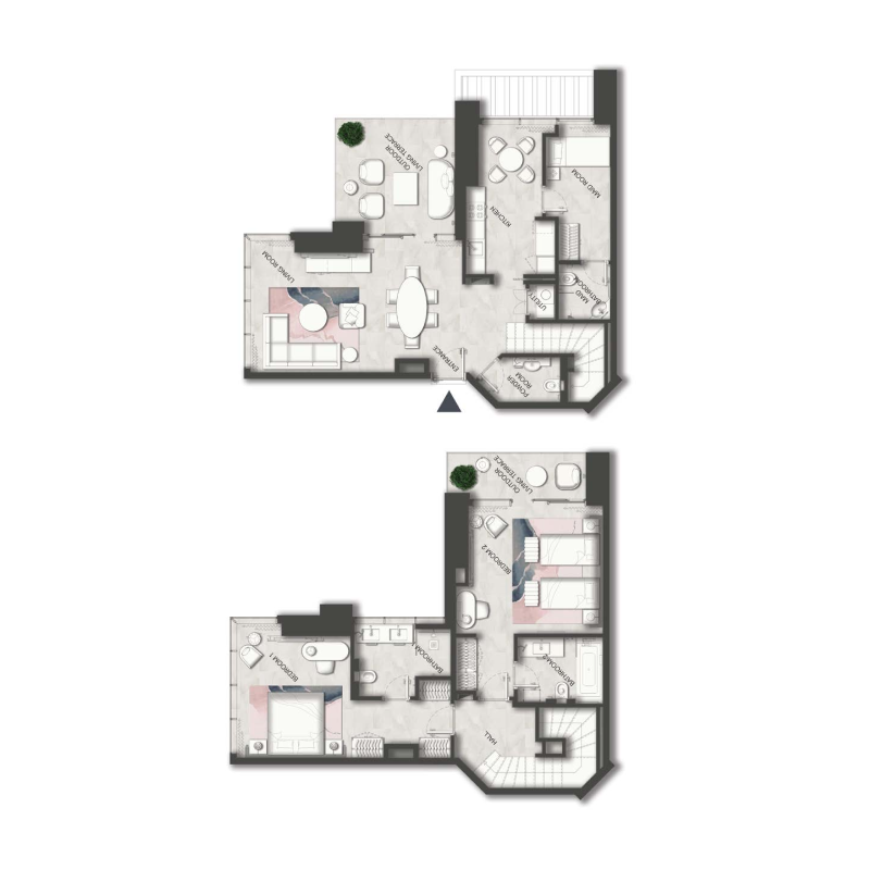 2 bedrooms in SLS Dubai Hotels and Residences
