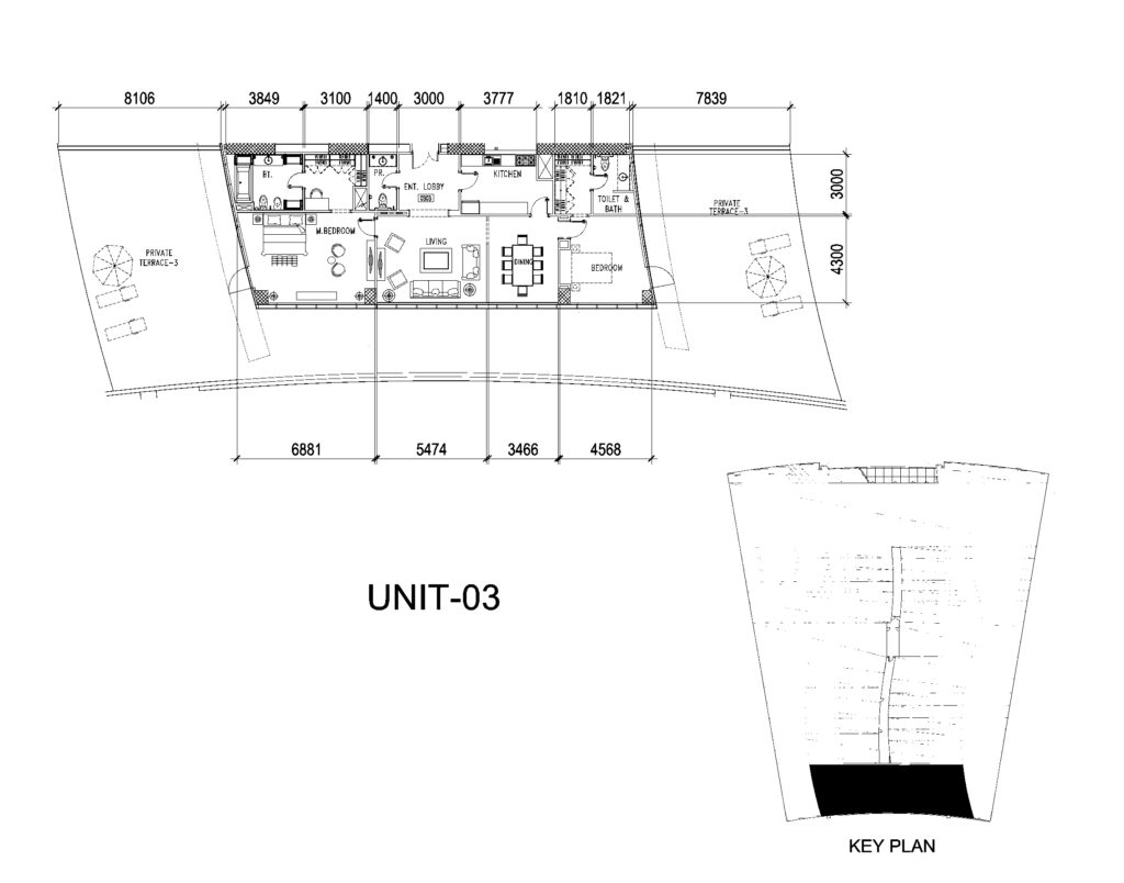 2 bedrooms in Marina Bay