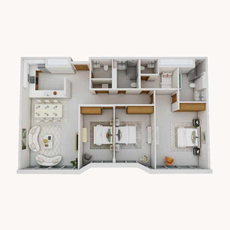 3 bedrooms in Radiant Heights