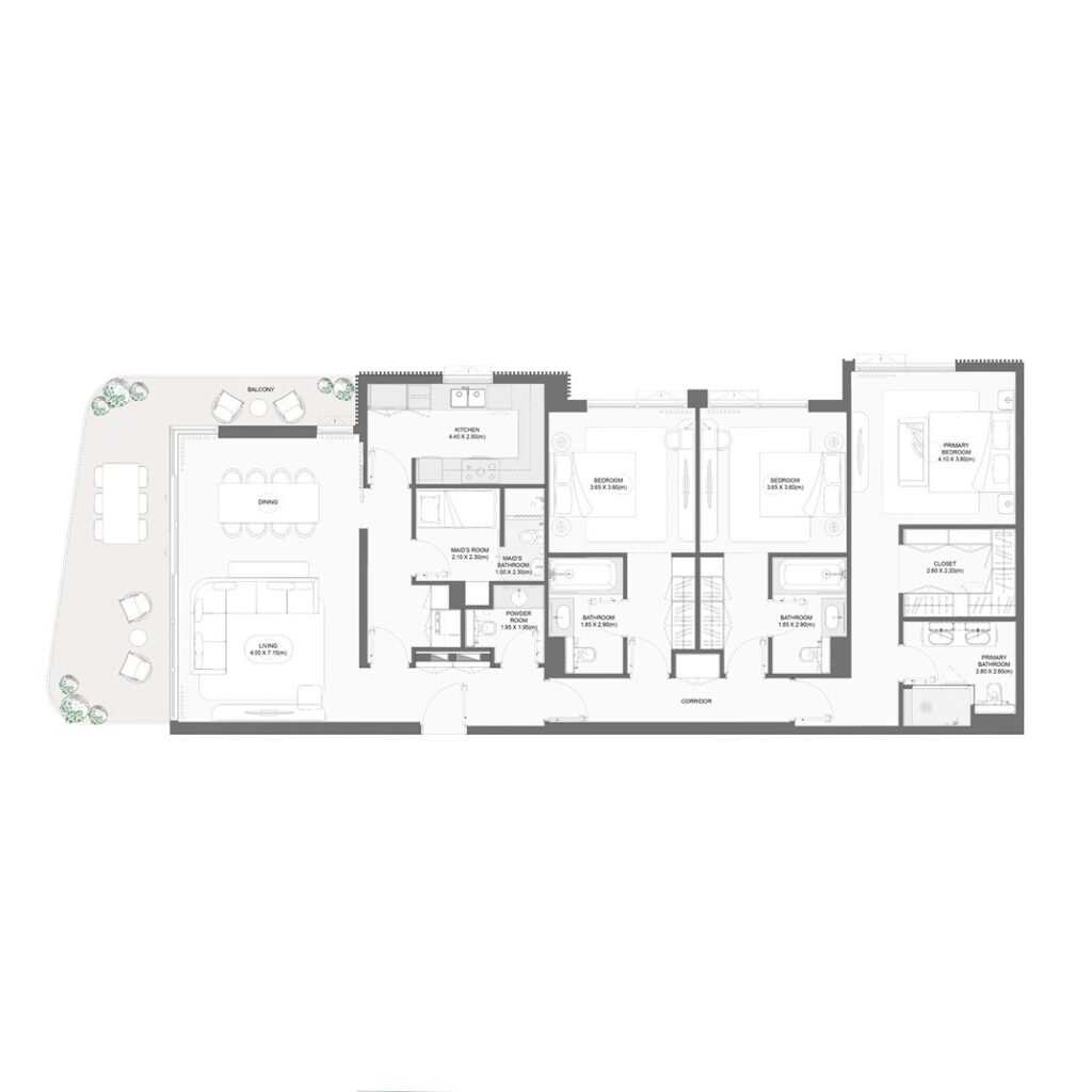 3 bedrooms in Bay Grove Residences