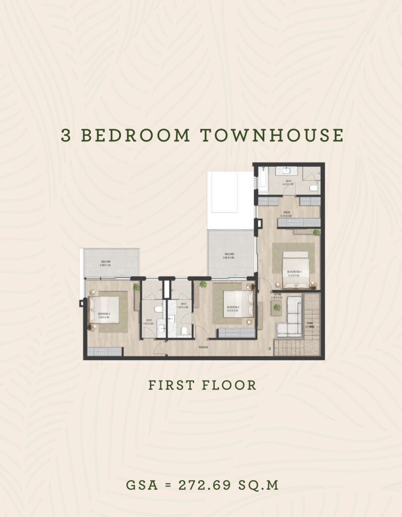 3 bedrooms in The Sustainable City Yas Island