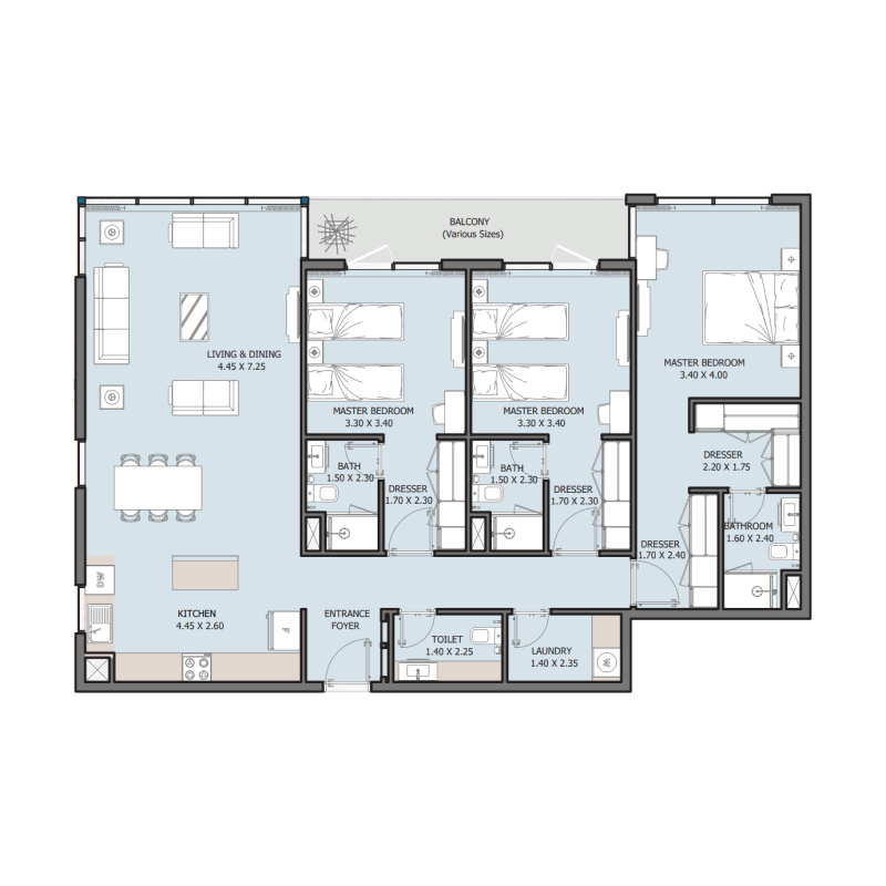 3 bedrooms in Verdana V