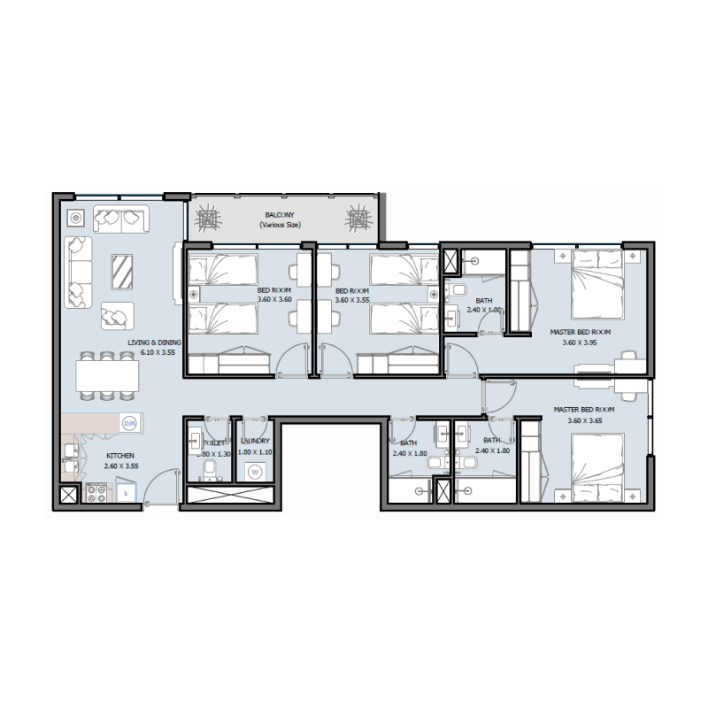 4 bedrooms in Royal Park