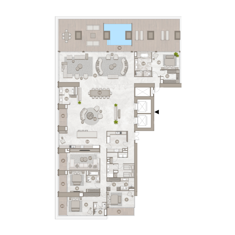 4 bedrooms in Rixos