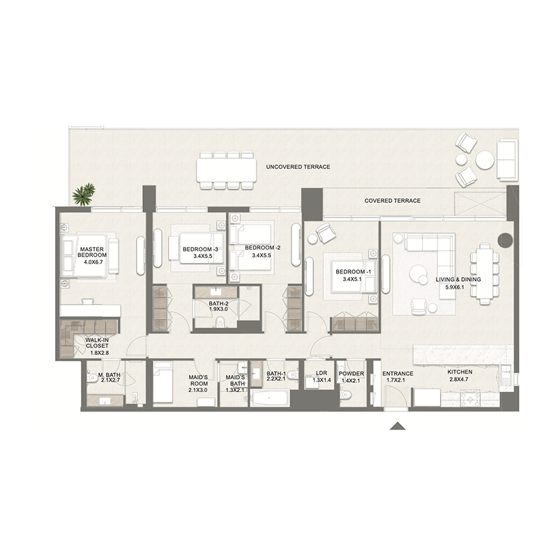 4 bedrooms in Solea
