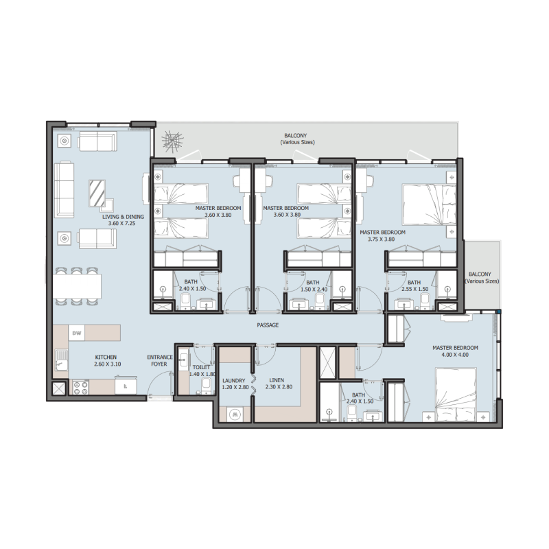 3 bedrooms in Verdana V