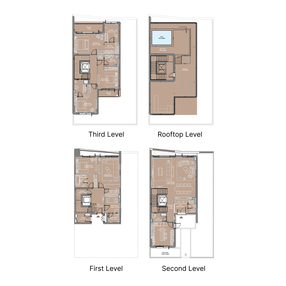4 bedrooms in Takaya by Union Properties