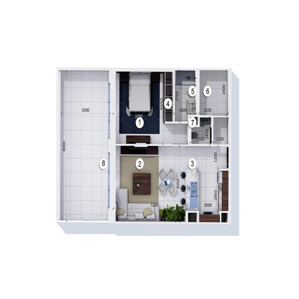 1 bedroom in Q Gardens Loft 2