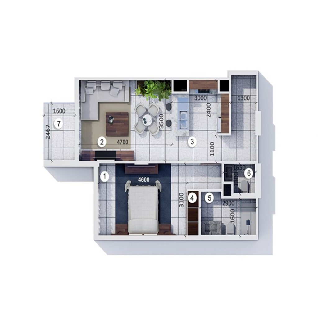 1 bedroom in Q Gardens Loft 2