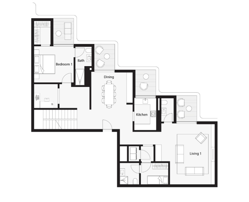 4 bedrooms in One Billion Tower