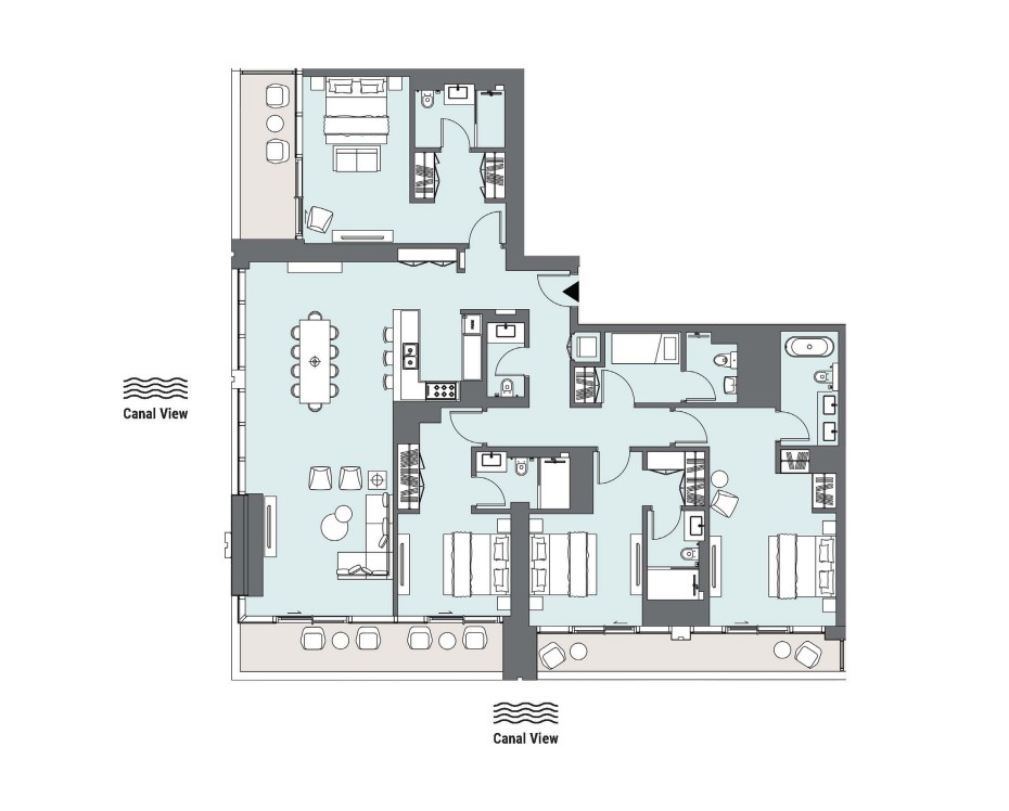 4 bedrooms in Peninsula Four the Plaza