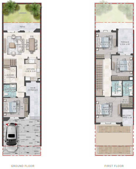 4 bedrooms in Damac Lagoons Monte Carlo