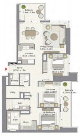 3 bedrooms in Creek Rise