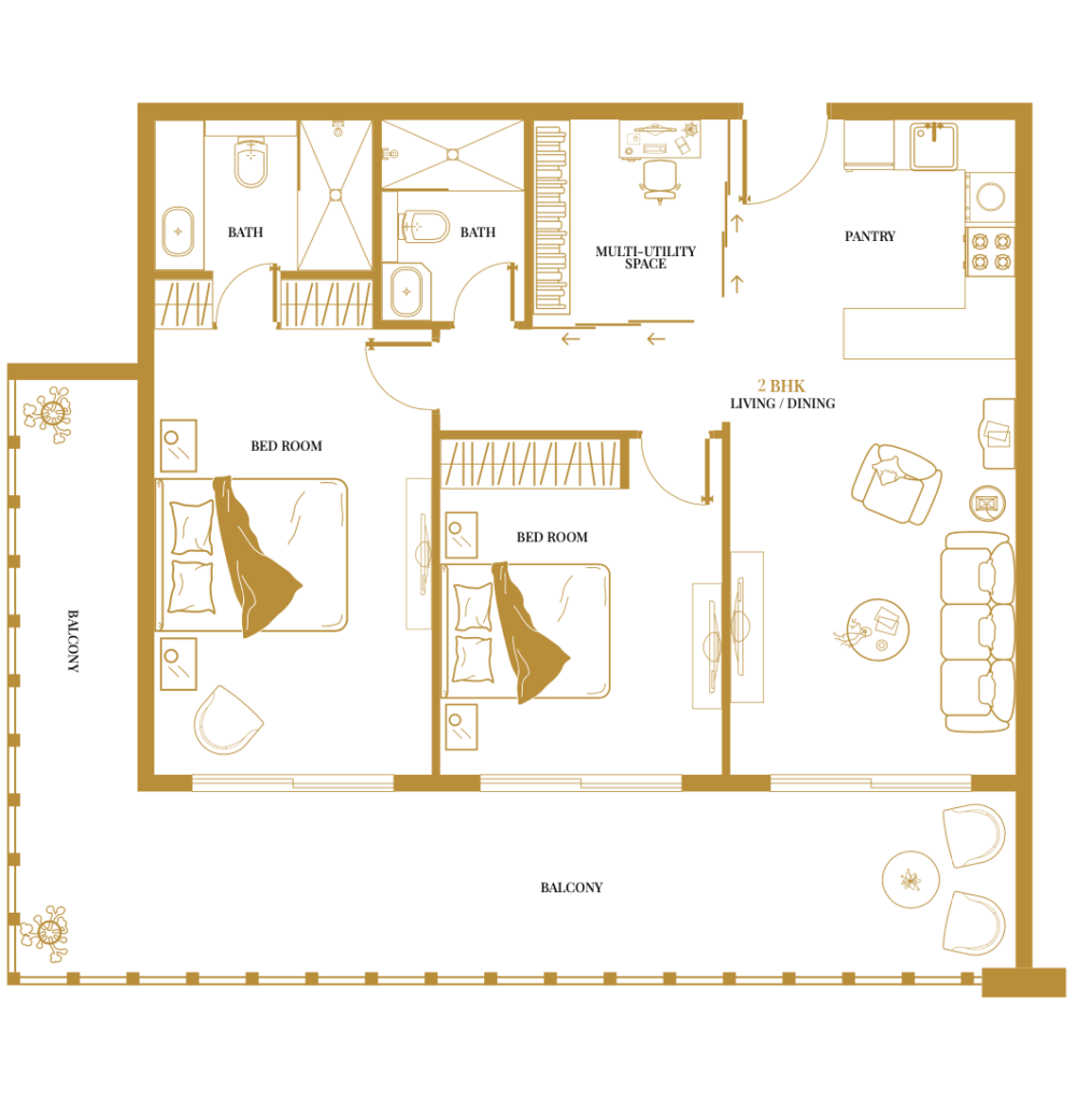 2 bedrooms in Dolce Vita