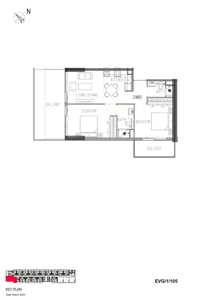 2 bedrooms in Evergreens