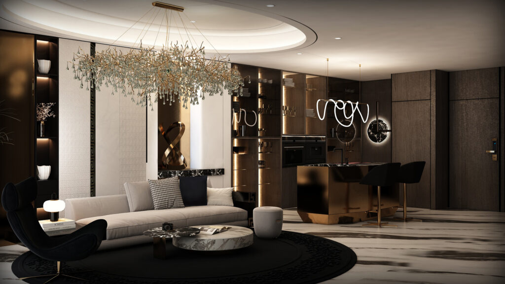 2 bedrooms in Sky Suites