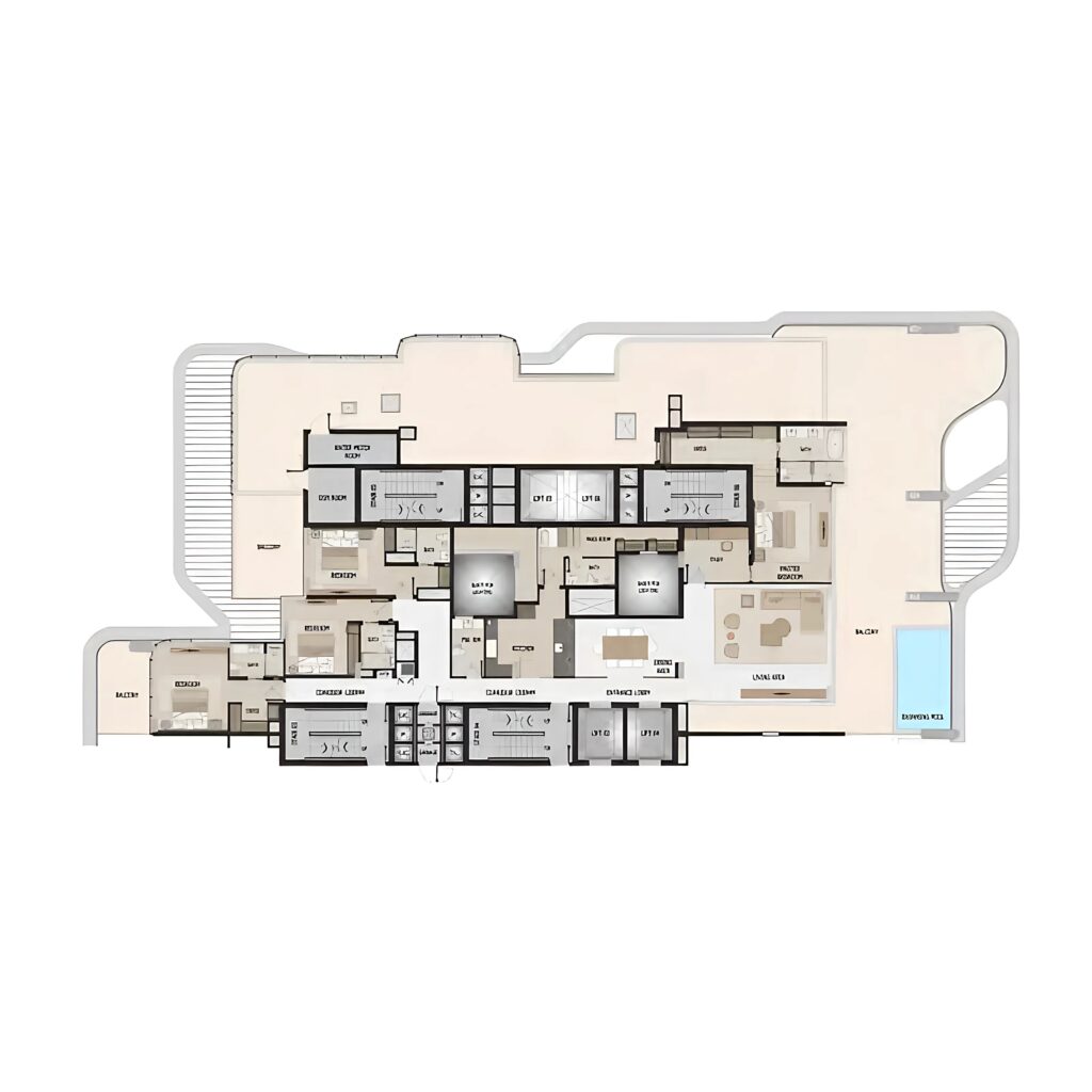 4 bedrooms in Vitalia Palm Jumeirah Residences