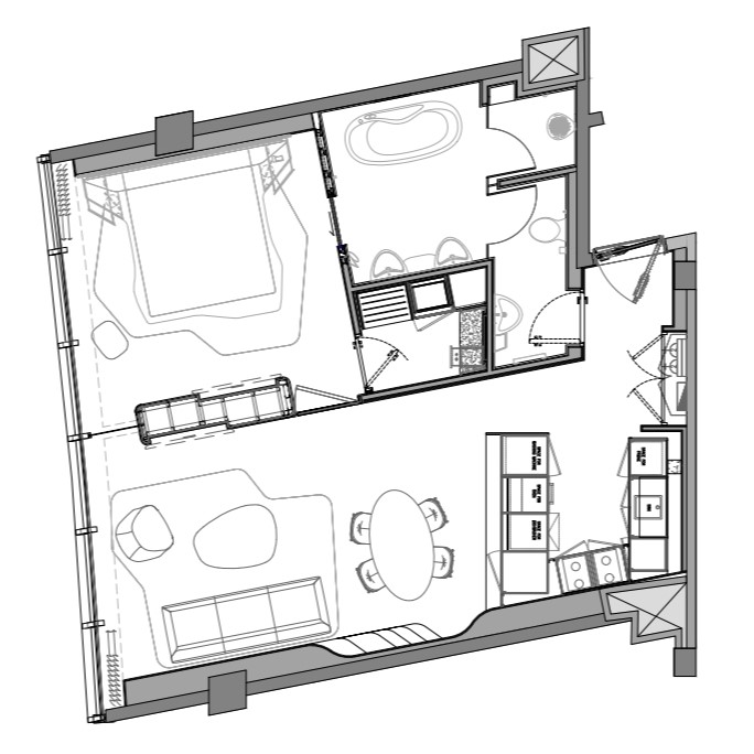 1 bedroom in Opus