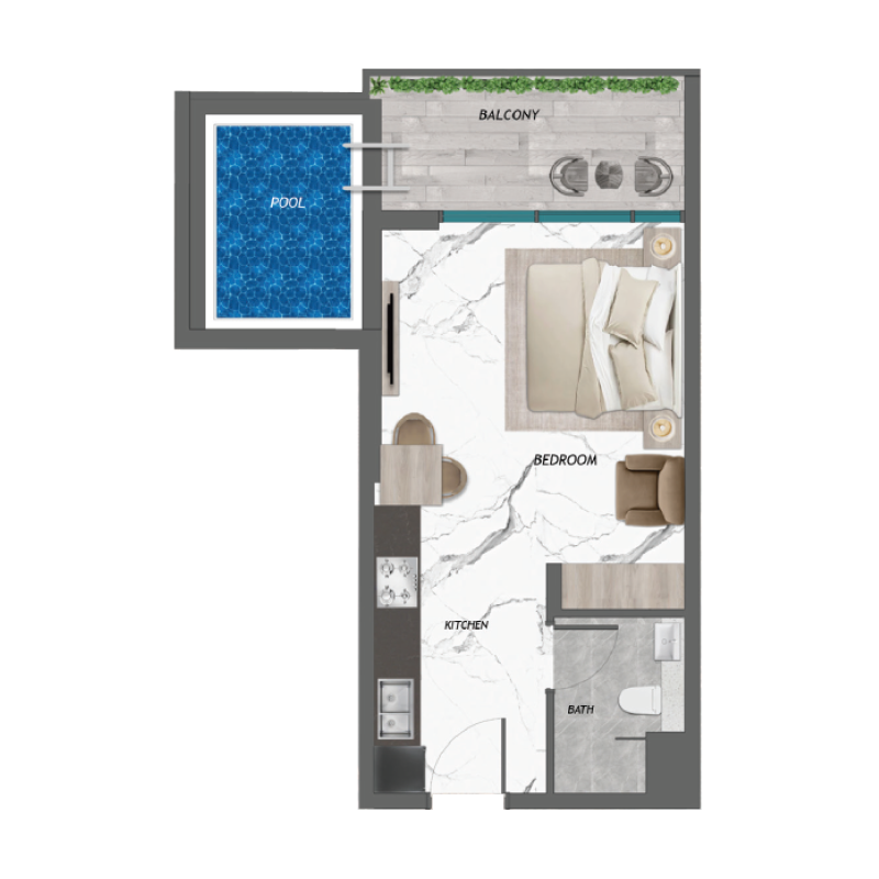 Studio in Samana Manhattan 2
