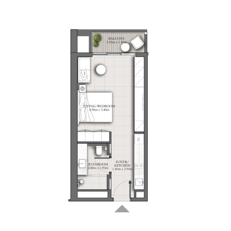 Studio in Roma Residences by JPR