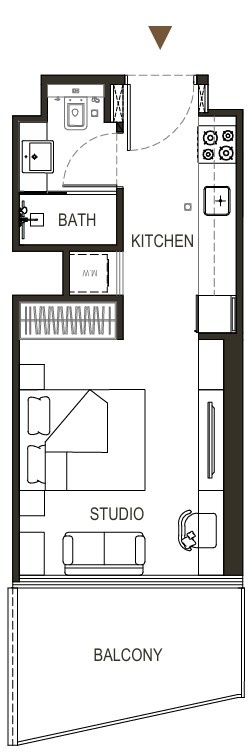 Studio in Binghatti Haven