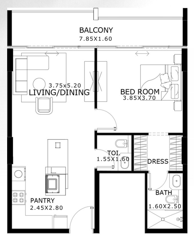 1 bedroom in Belle Reve