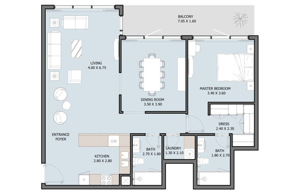 1 bedroom in Selina Bay