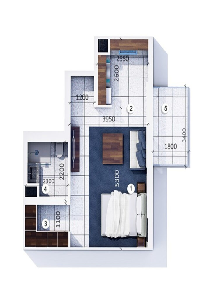 Studio in Q Gardens Loft 2