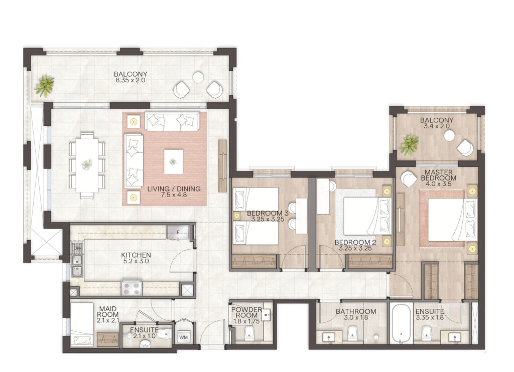 3 bedrooms in Granada