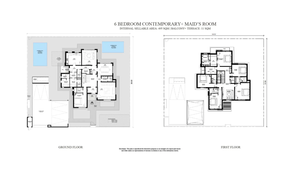 6 bedrooms in Fay Al Reeman II
