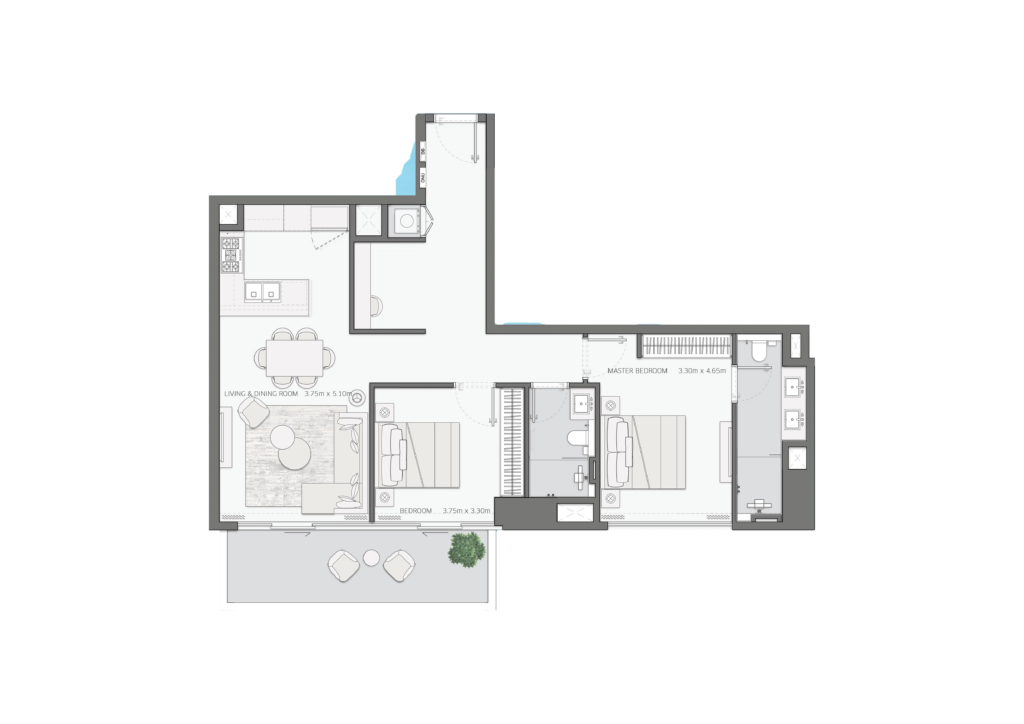 2 bedrooms in Amaal 8